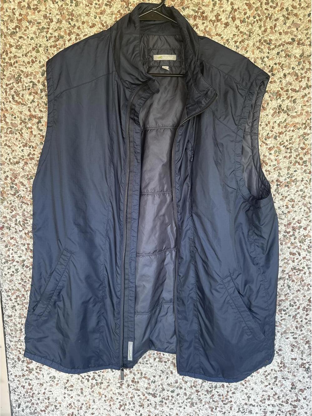 Vintage Horny Toad Men's Puffer Vest - XL - Navy Blue